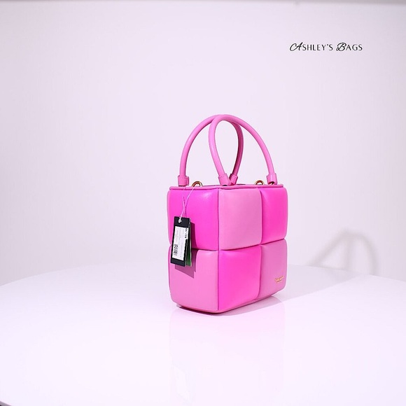 Kate Spade Boxxy Colorblocked Tote In Vivid Snapdragon Multi Pink - Picture 4 of 10